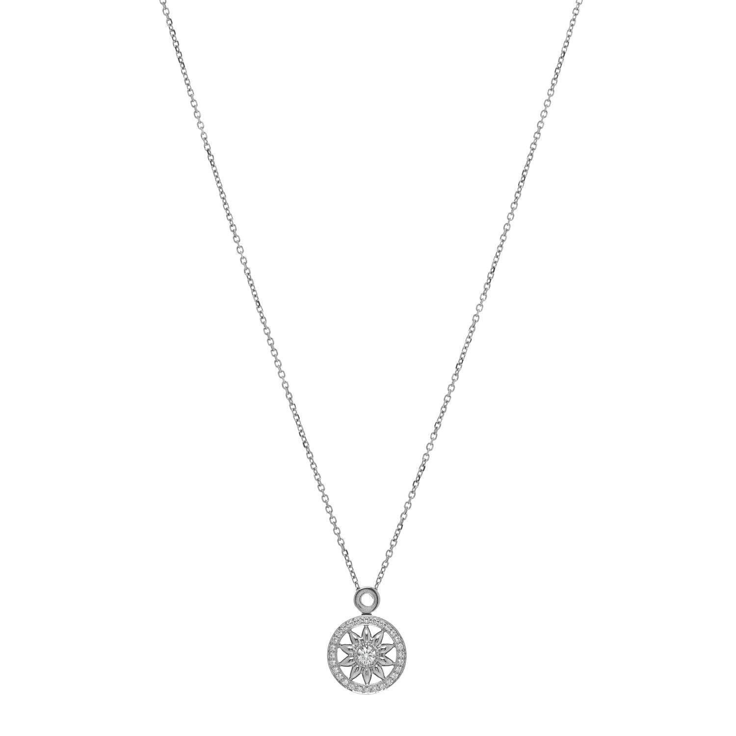 Harry Winston Platinum Diamond Winston Gates Pendant Necklace 1 of 5