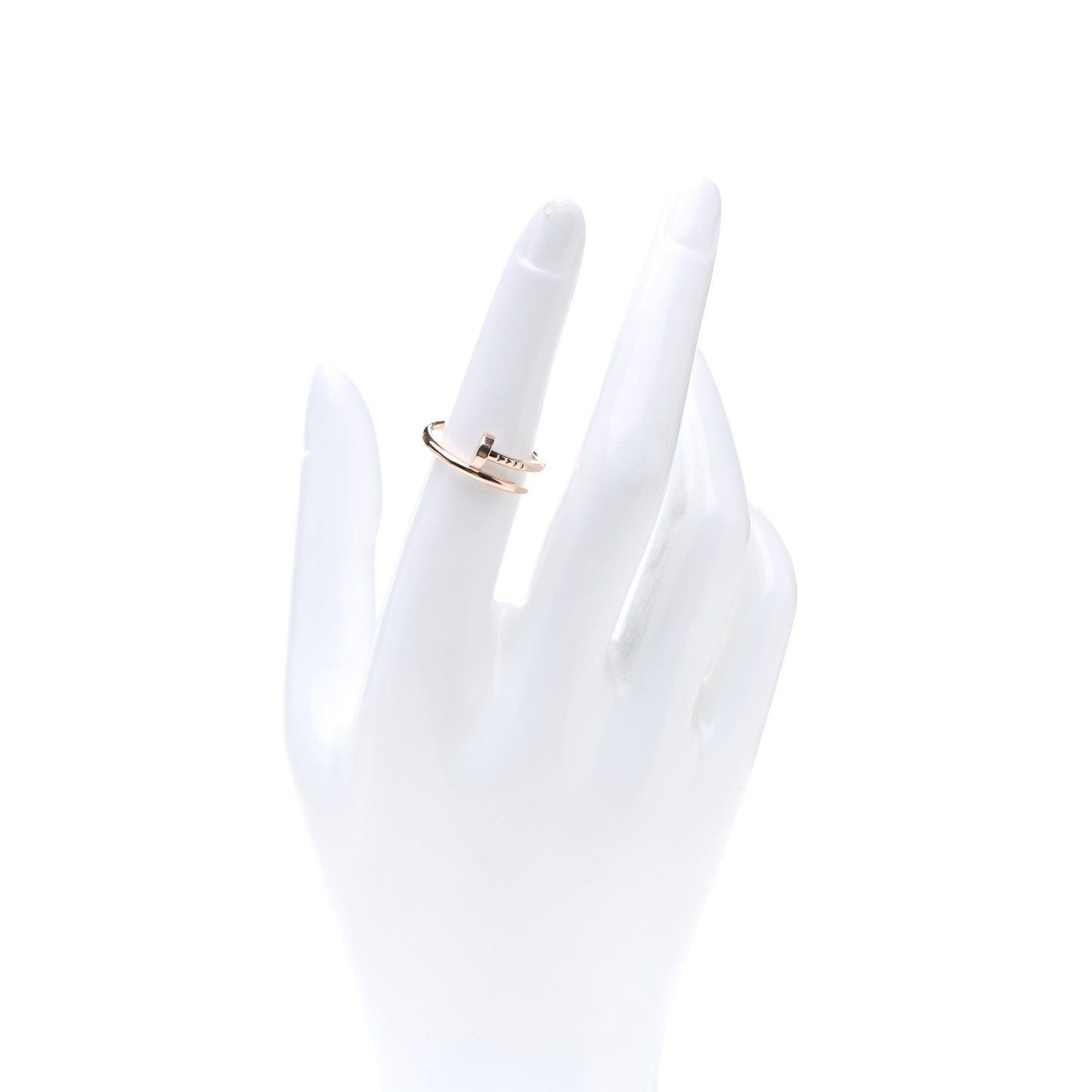 18K Pink Gold Small Juste Un Clou Ring 52 6