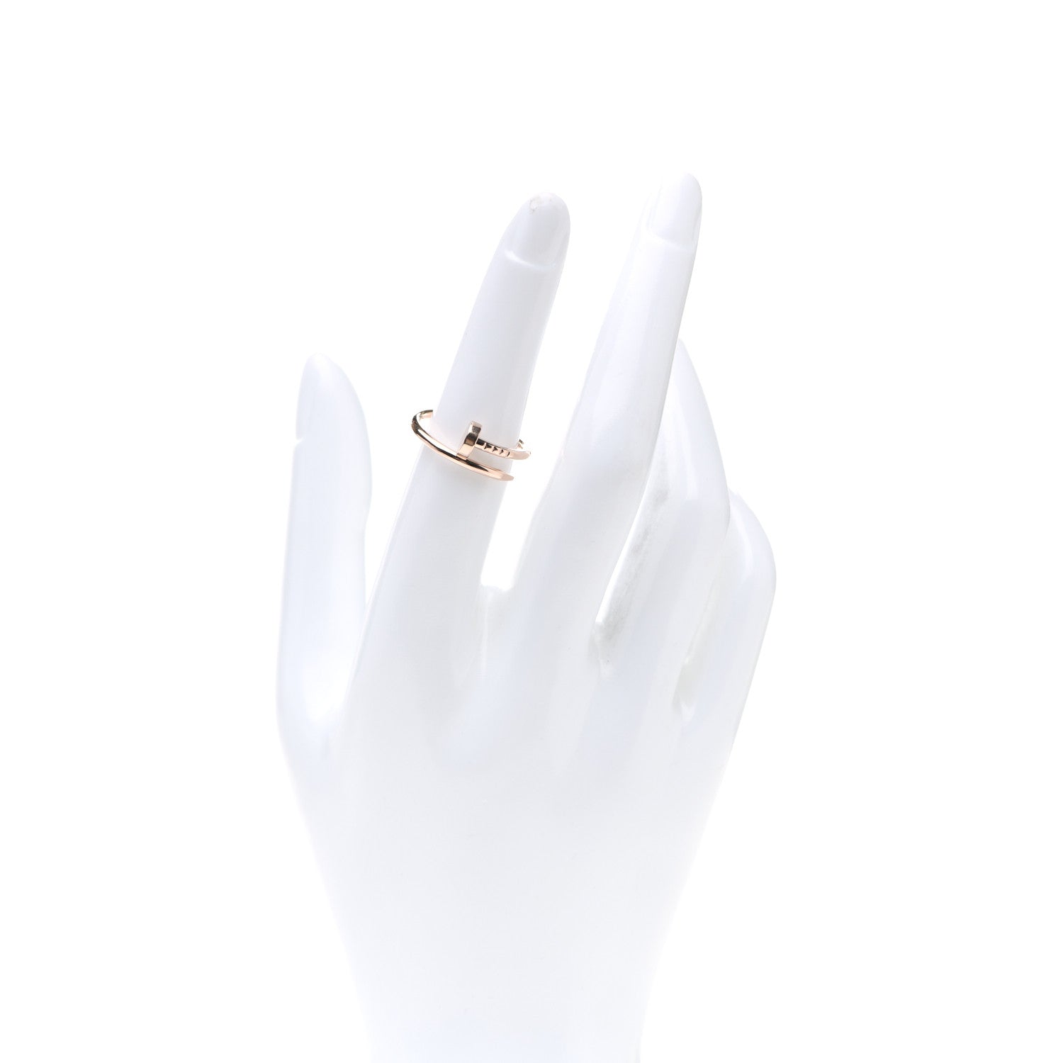 Cartier 18K Pink Gold Small Juste Un Clou Ring 52 6 2 of 5