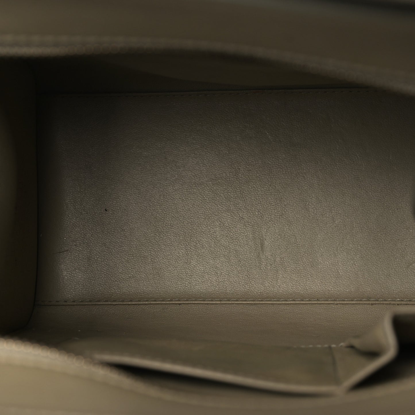 Smooth Calfskin Micro Luggage Khaki