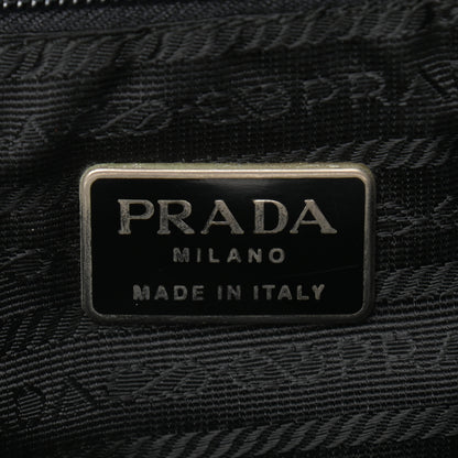 Prada Tessuto Nylon Saffiano Medium Backpack Black 8 of 9