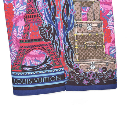 Louis Vuitton Silk Louis A Paris Bandeau Fuchsia 2 of 3