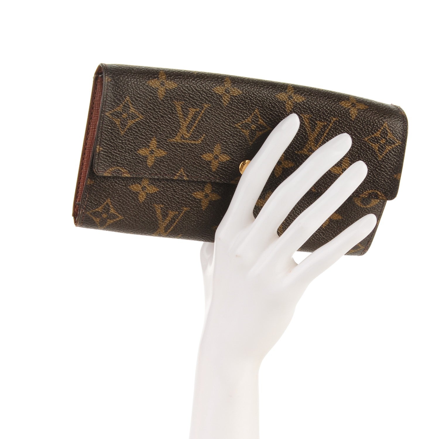 Louis Vuitton Monogram Sarah Wallet 2 of 10