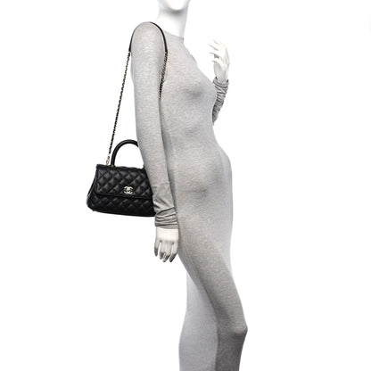 Chanel Caviar Quilted Mini Coco Handle Flap Black 2 of 12