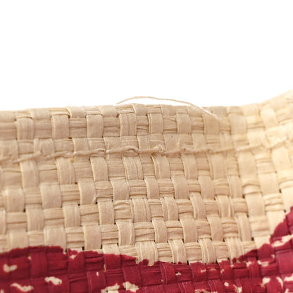 Christian Dior Straw Dioriviera Tote Red 11 of 13