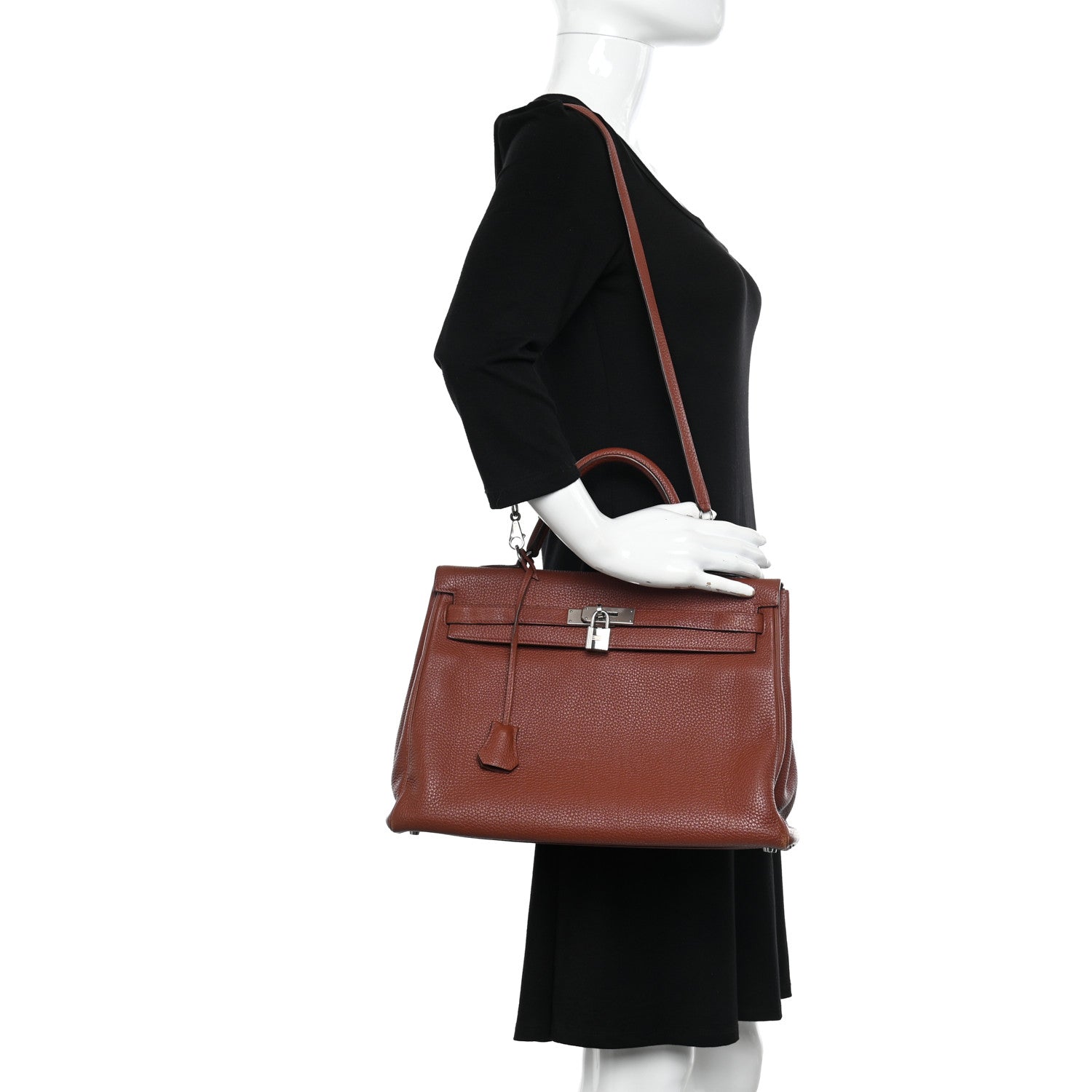 Hermes Togo Kelly Retourne 35 Brique 2 of 14