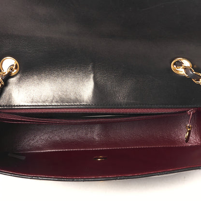 Chanel Lambskin Quilted Medium Single Flap Dark Brown 4 of 9