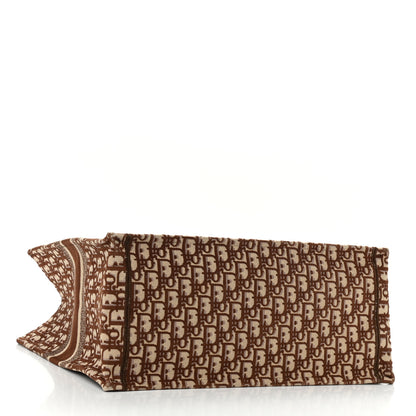 Christian Dior Oblique Book Tote Brown Multicolor 4 of 10
