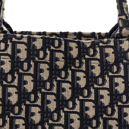 Christian Dior Oblique Large Book Tote Blue Multicolor 7 of 9
