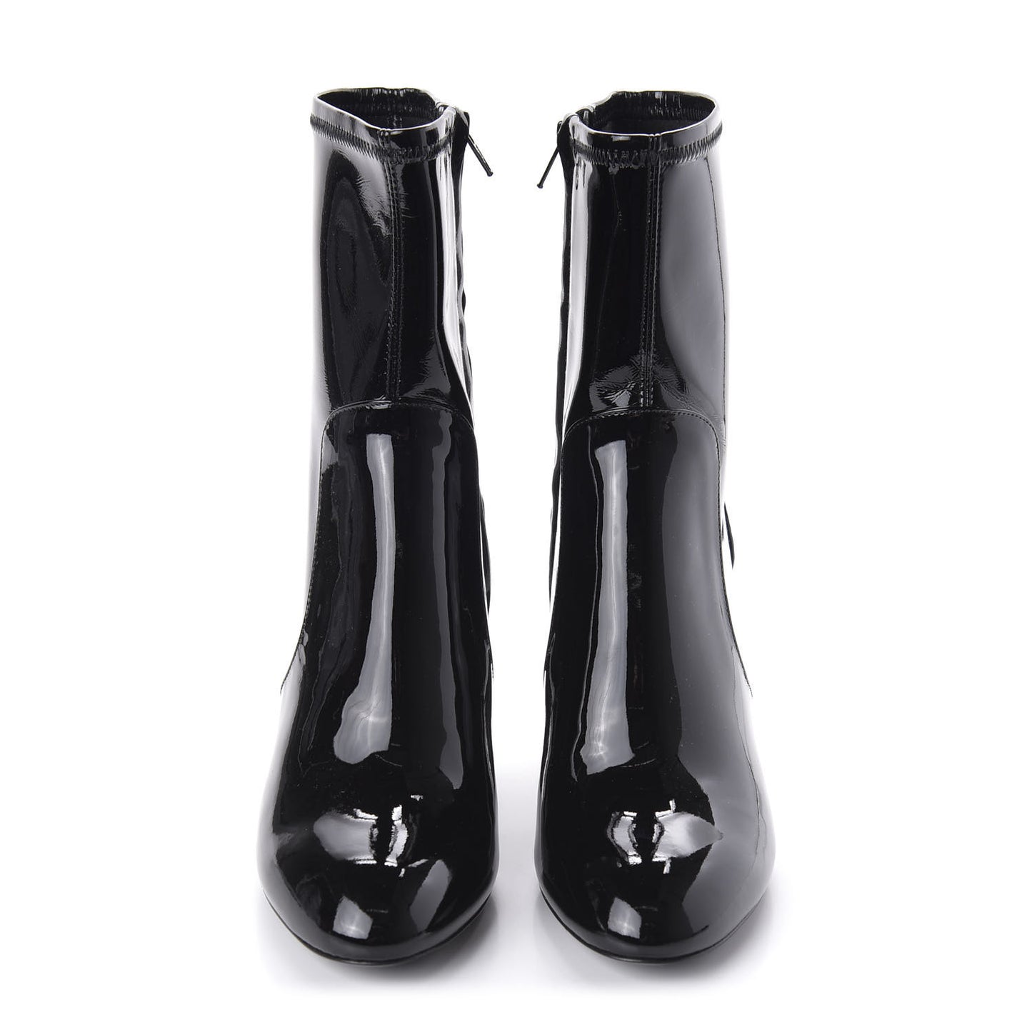 Patent Uniformes Silhouette Ankle Boots 36 Black