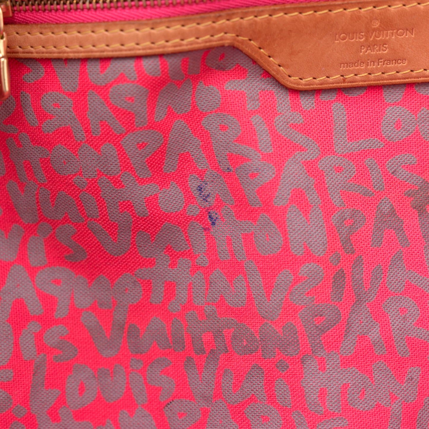 Monogram Graffiti Neverfull GM Fuchsia