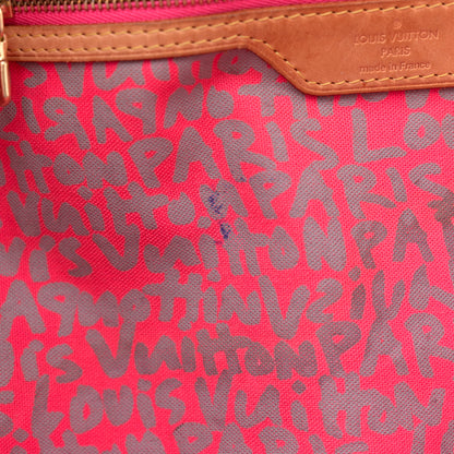 Louis Vuitton Monogram Graffiti Neverfull GM Fuchsia 10 of 17