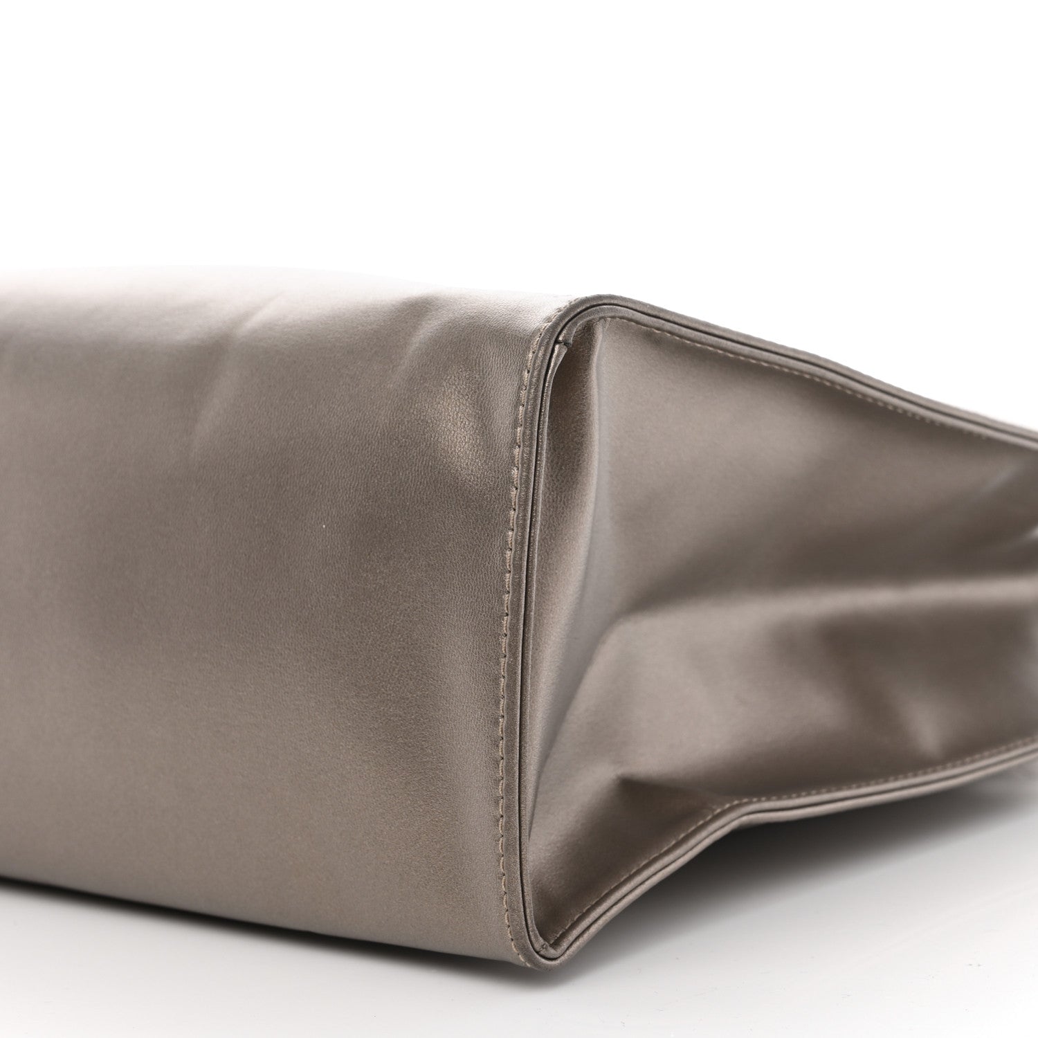 Telfar Metallic Vegan Leather Medium Shopping Bag Bronze 11 of 11