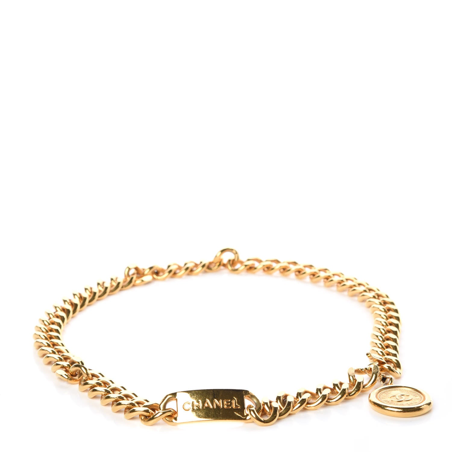 Chanel Chain CC 31 Rue Cambon Medallion Belt Gold 1 of 7