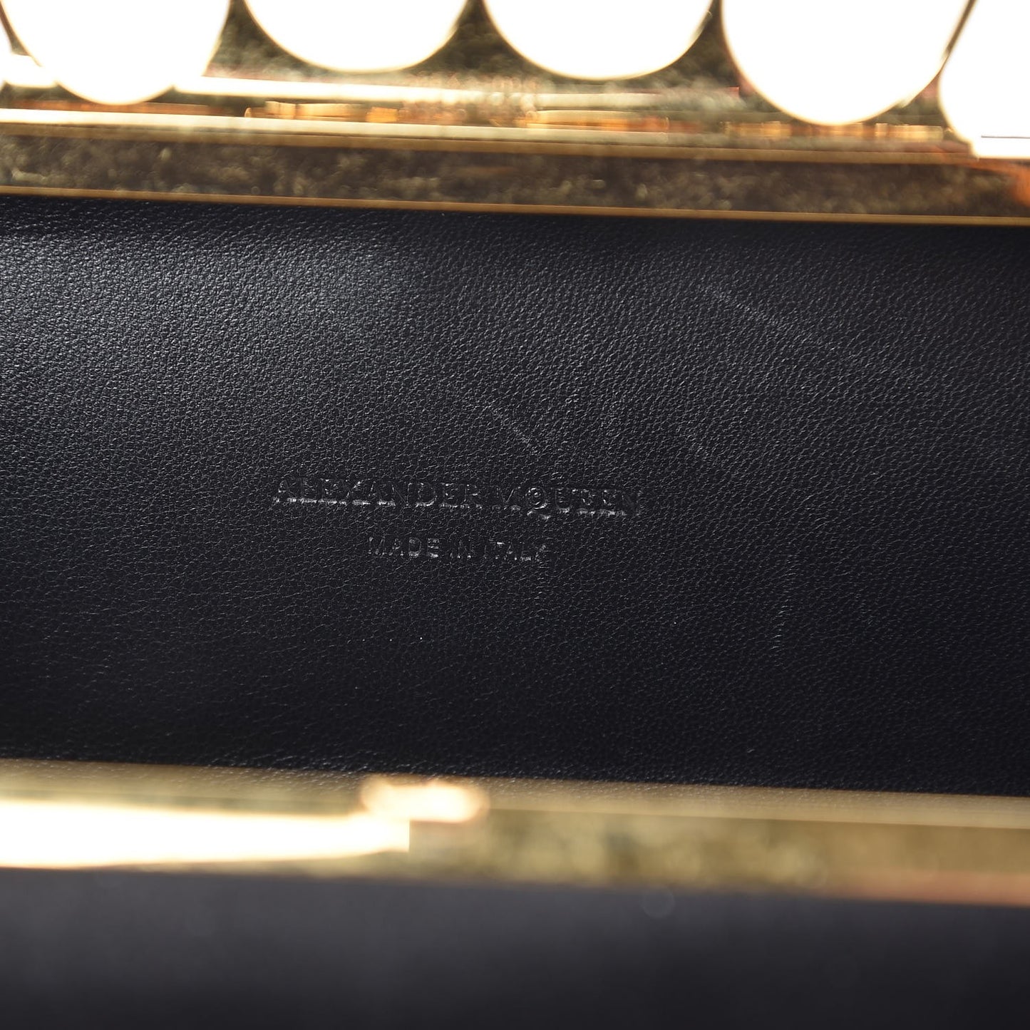 Silk Knucklebox Clutch Black