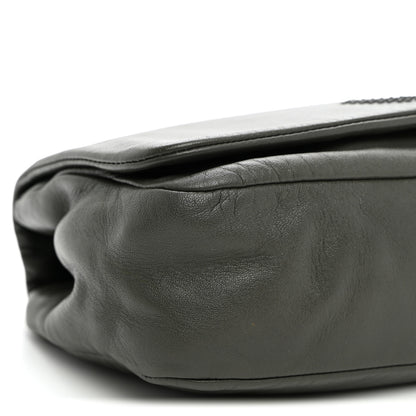 Chanel Lambskin Studded CC East West Flap Grey 9 of 11