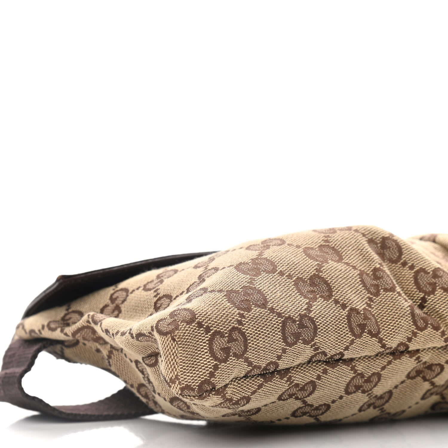 Gucci GG Monogram Double Pocket Belt Bag Dark Brown 9 of 10