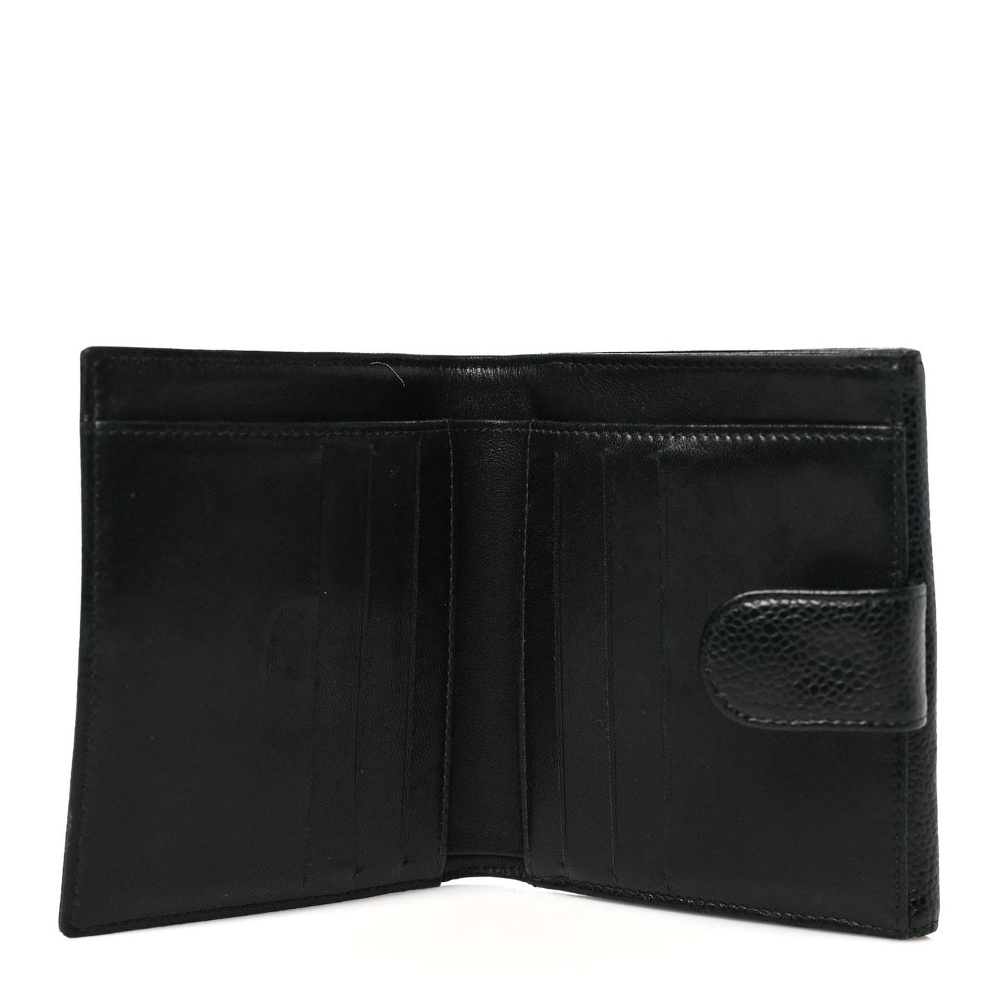 Caviar Timeless CC Flap Wallet Black