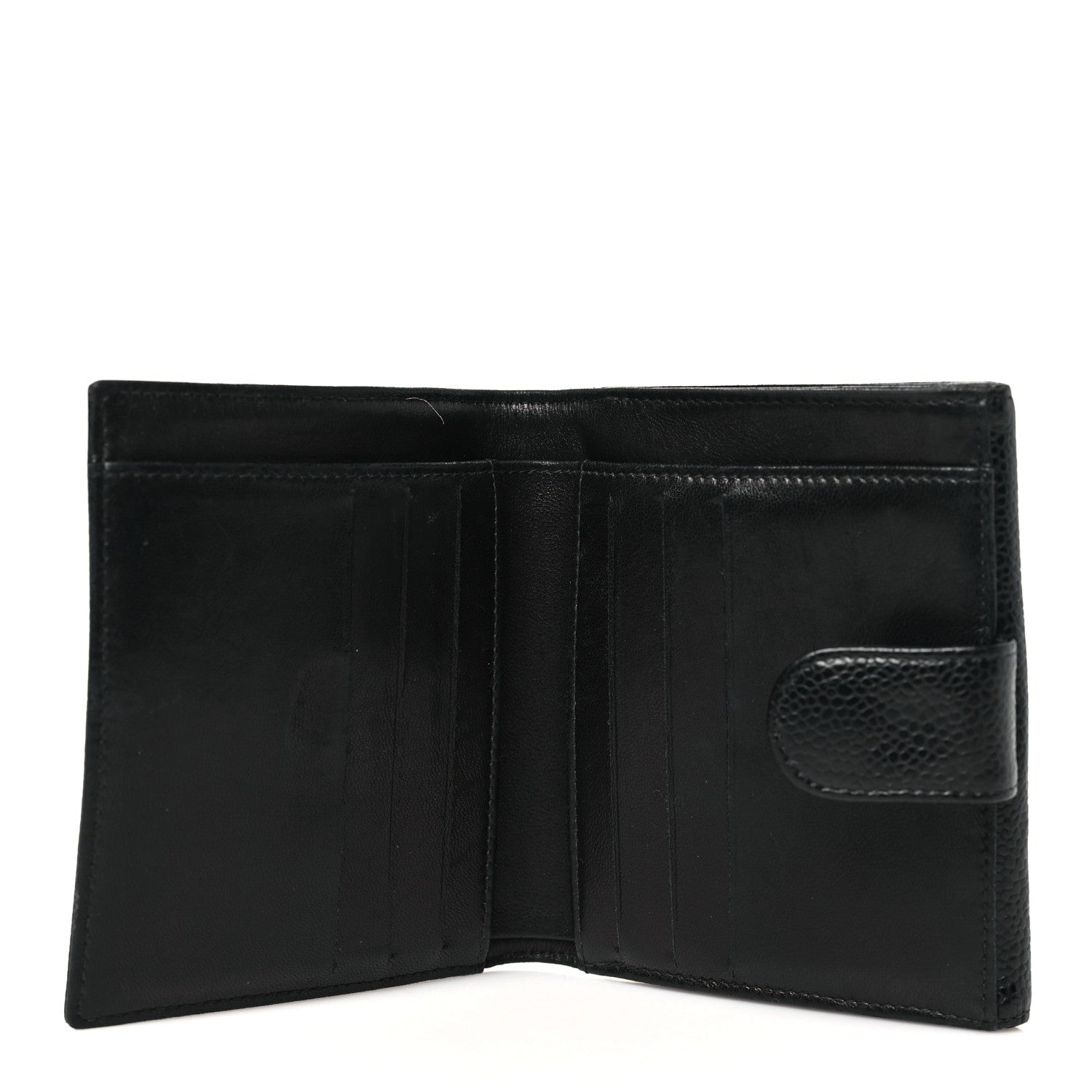 Chanel Caviar Timeless CC Flap Wallet Black 5 of 10