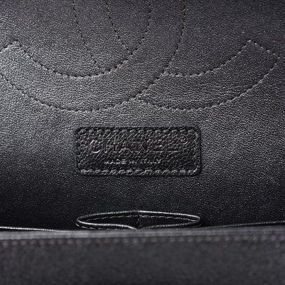 Chanel Pearly Caviar Quilted Jumbo Double Flap Black 8 of 11