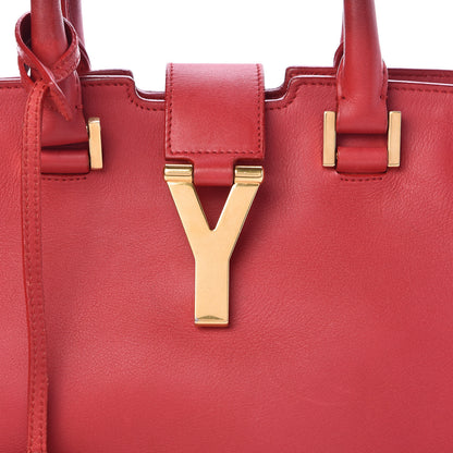 Saint Laurent Calfskin Small Classic Y Cabas Rouge Orient 8 of 13