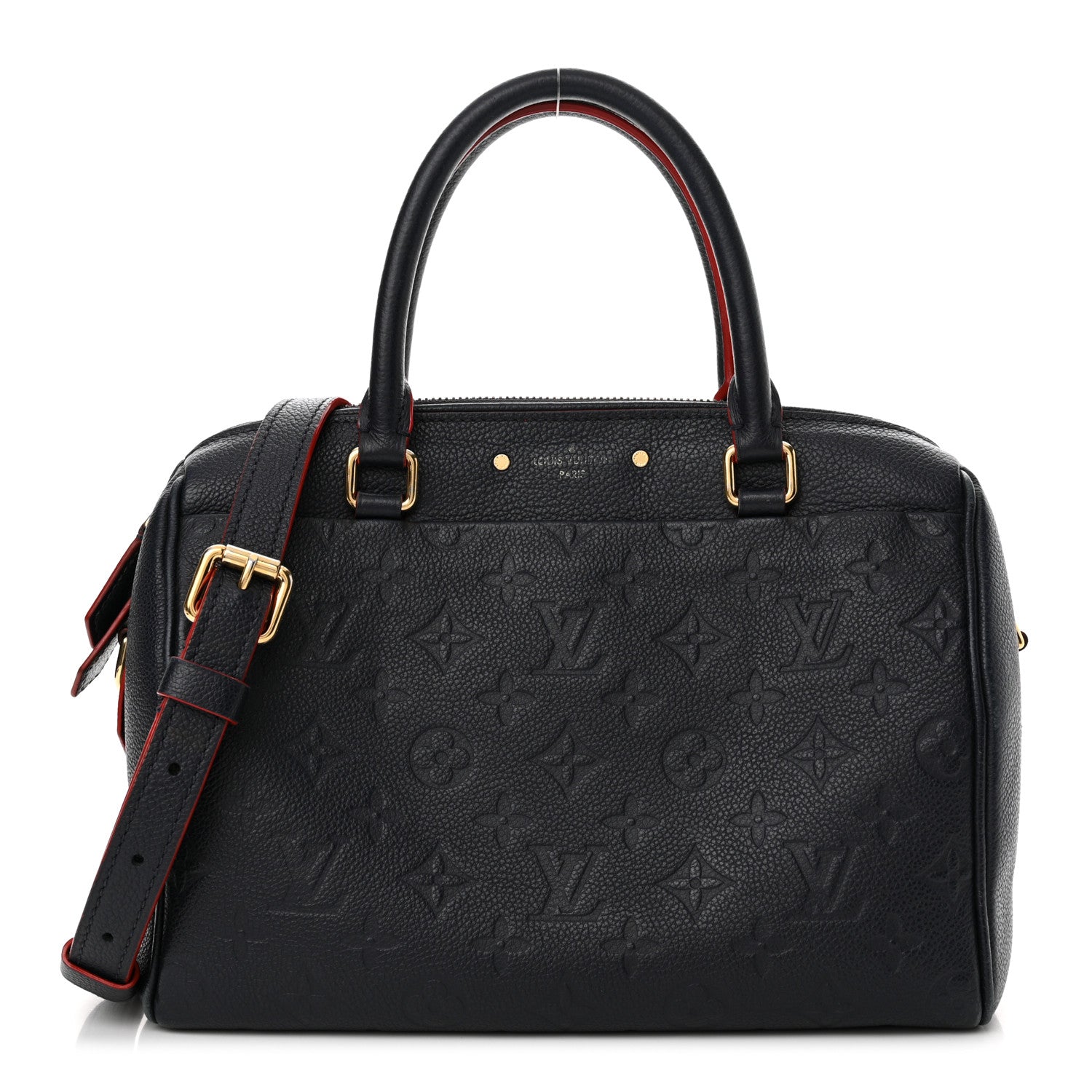 Louis Vuitton Empreinte Speedy Bandouliere 25 NM Marine Rouge 1 of 16