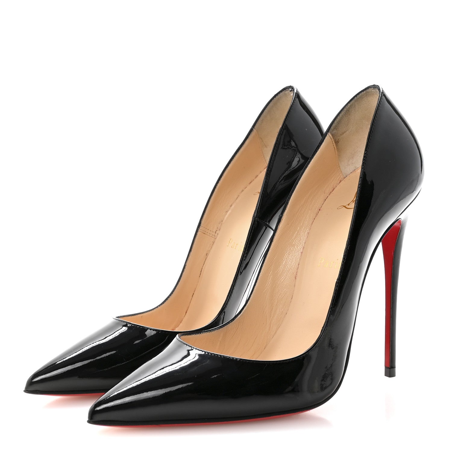 Christian Louboutin Patent So Kate 100 Pumps 39.5 Black 4 of 8