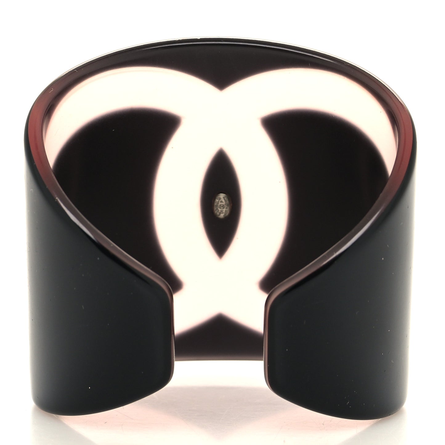 Resin CC Wide Cuff Black Pink