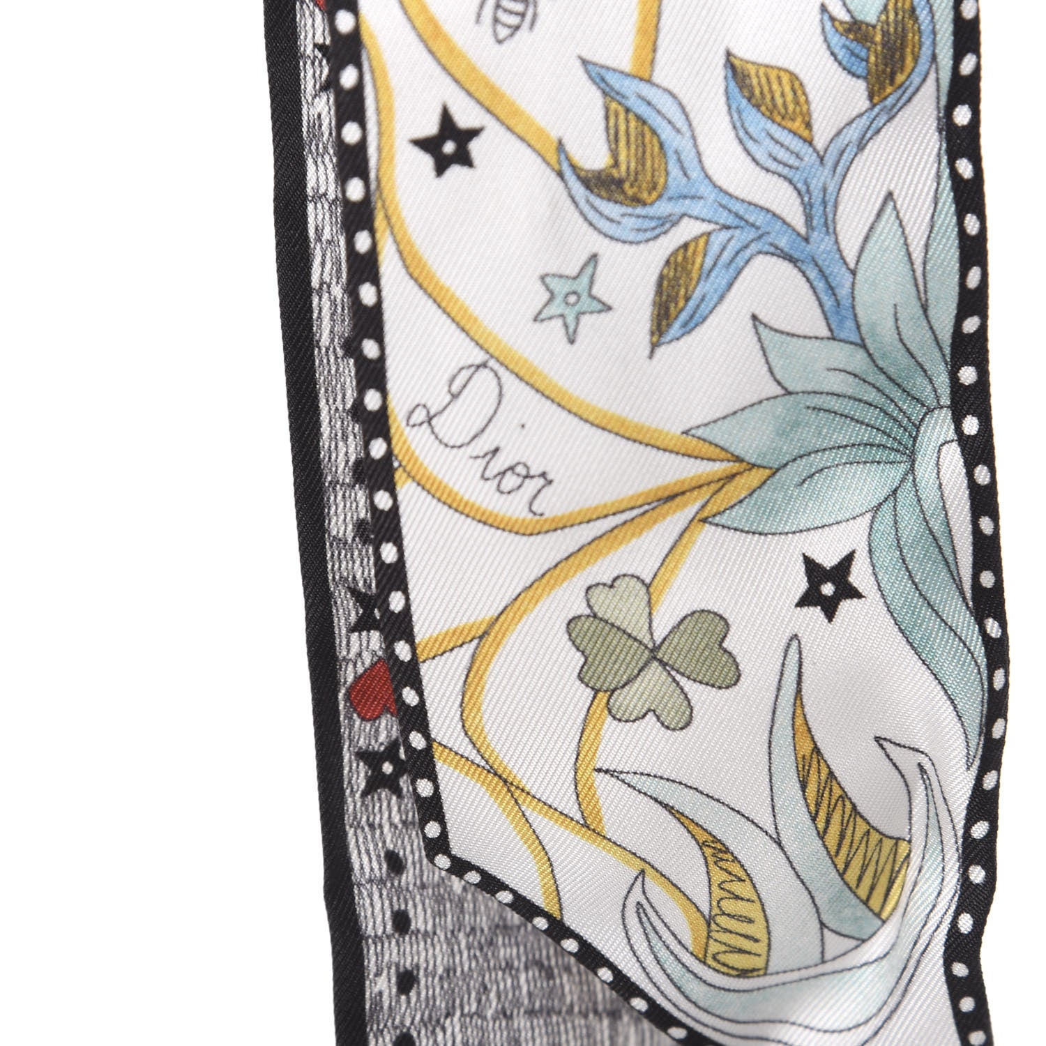 Christian Dior Silk L'Amoureux Mitzah Scarf 3 of 3