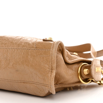 Balenciaga Agneau Giant 12 Gold Hardware Mini City Beige Nougatine 12 of 12