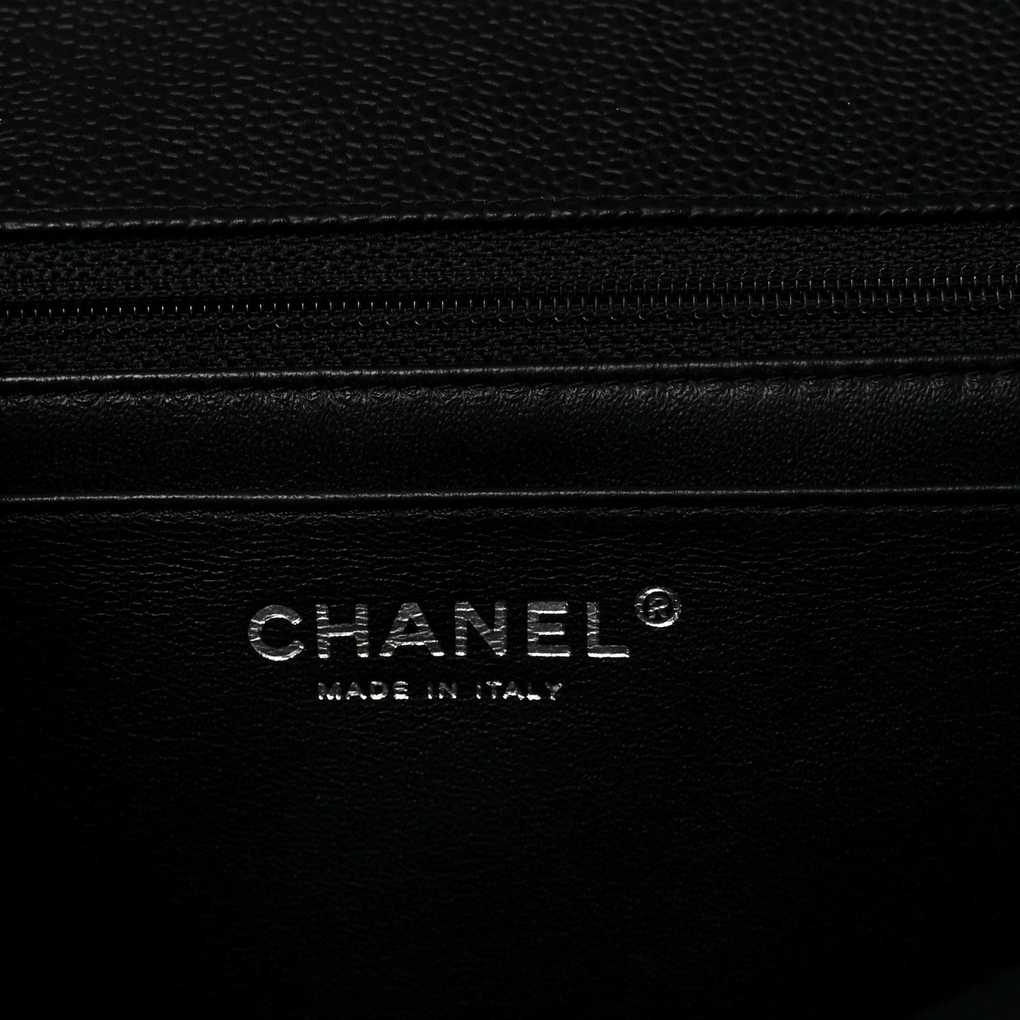 Caviar Quilted Jumbo Single Flap Black