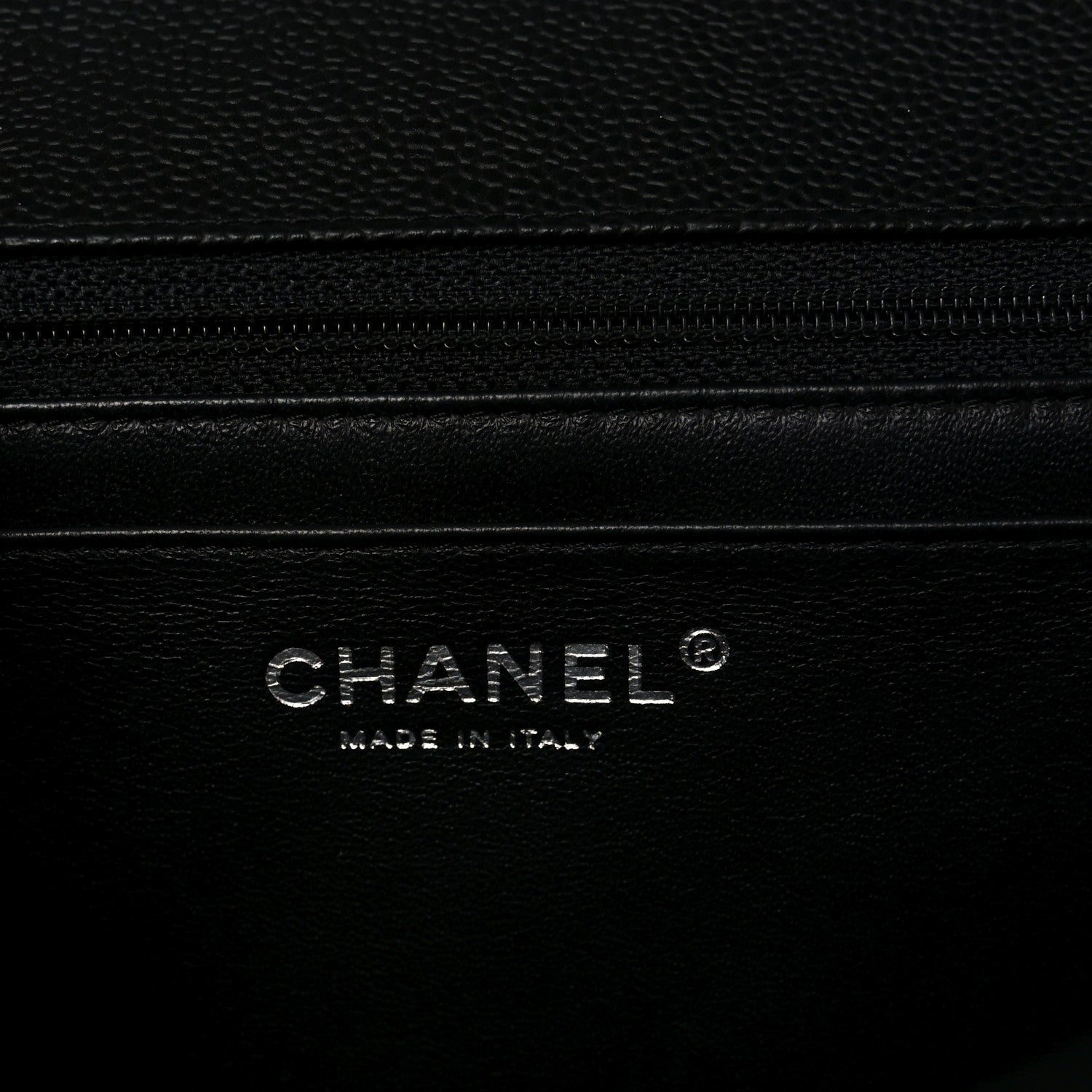 Chanel Caviar Quilted Jumbo Single Flap Black 6 of 10