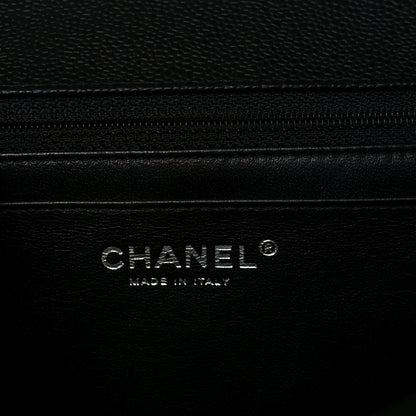 Chanel Caviar Quilted Jumbo Single Flap Black 6 of 10