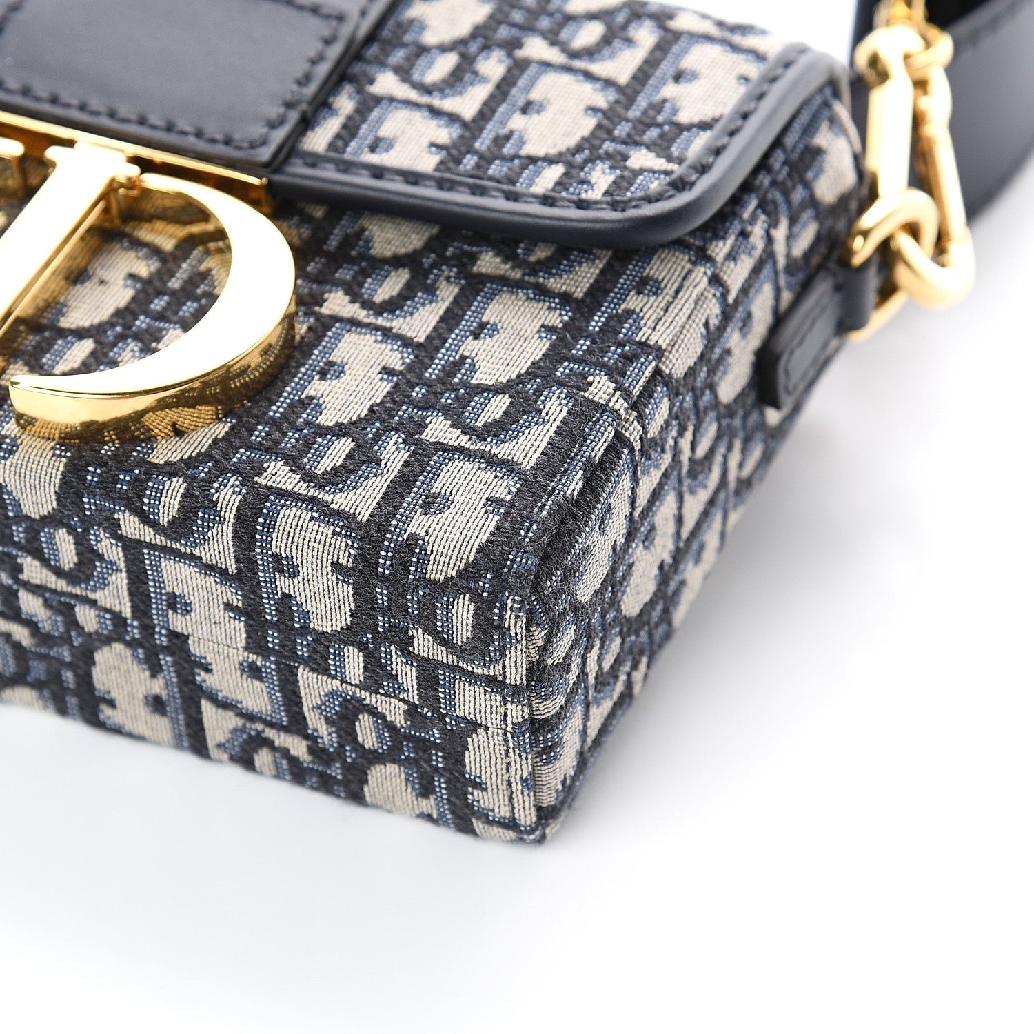 Christian Dior Oblique 30 Montaigne Box Bag Blue 7 of 7