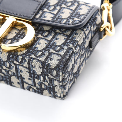 Christian Dior Oblique 30 Montaigne Box Bag Blue 7 of 7