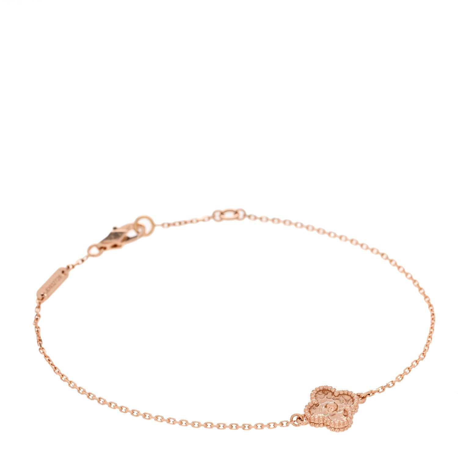 Van Cleef & Arpels 18K Rose Gold Sweet Alhambra Bracelet 1 of 5
