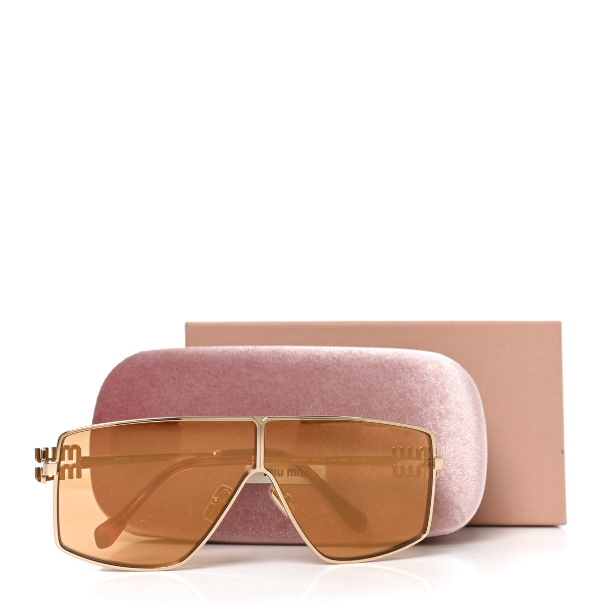 Miu Miu Metal Sunglasses SMU51Z Gold 7 of 7