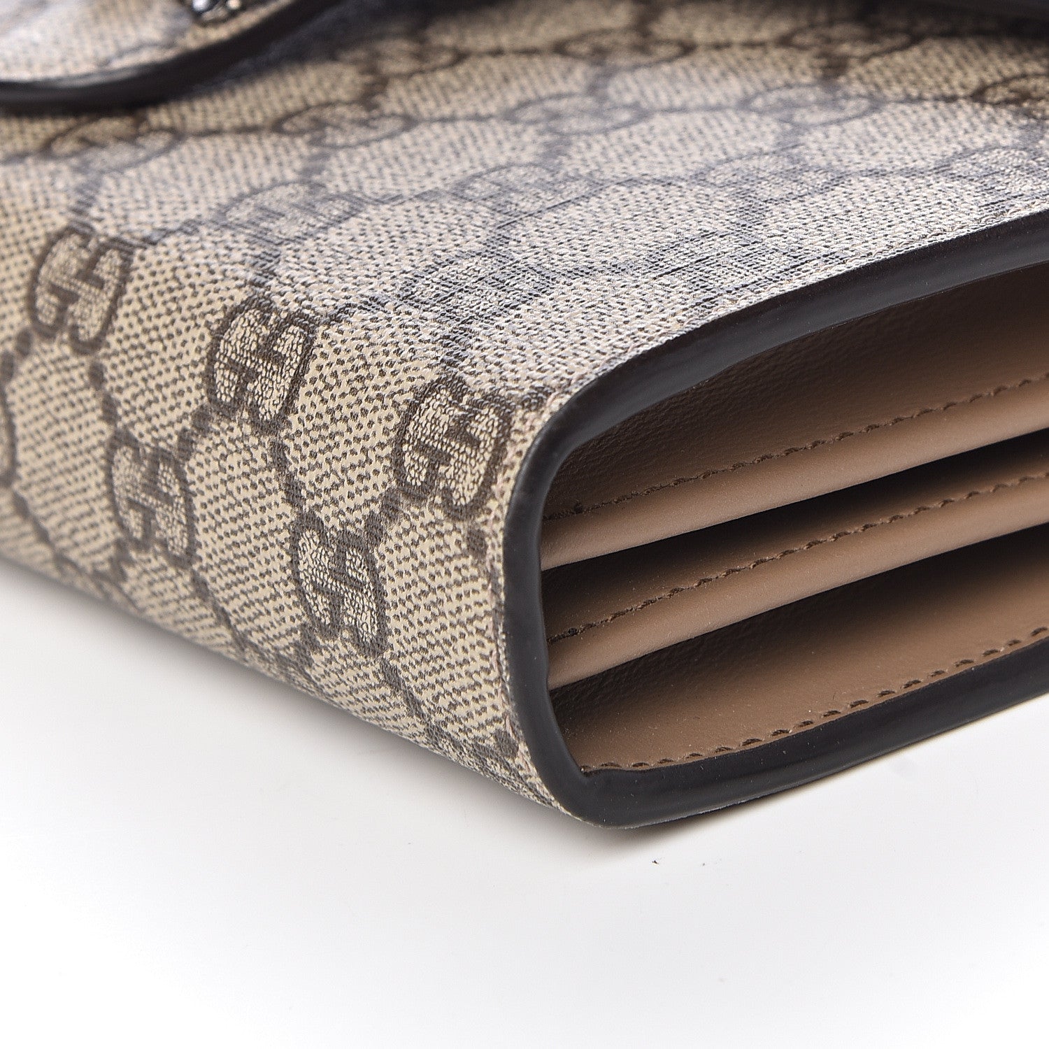 Gucci GG Supreme Monogram Mini Dionysus Chain Wallet Beige Taupe 9 of 11
