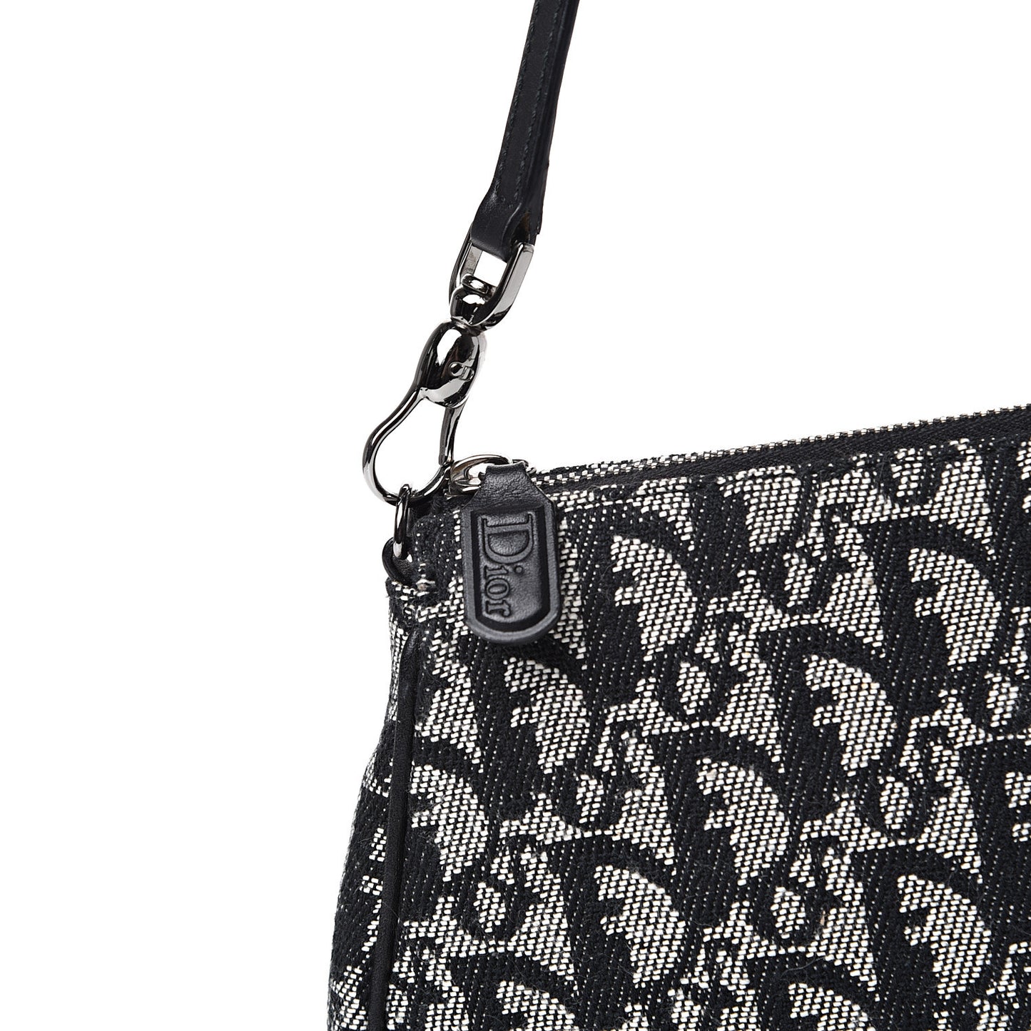 Monogram Mini Saddle Pochette Black