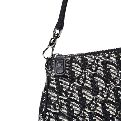 Christian Dior Monogram Mini Saddle Pochette Black 7 of 10