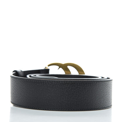 Gucci Textured Calfskin Double G 40mm Belt 110 44 Black 3 of 8