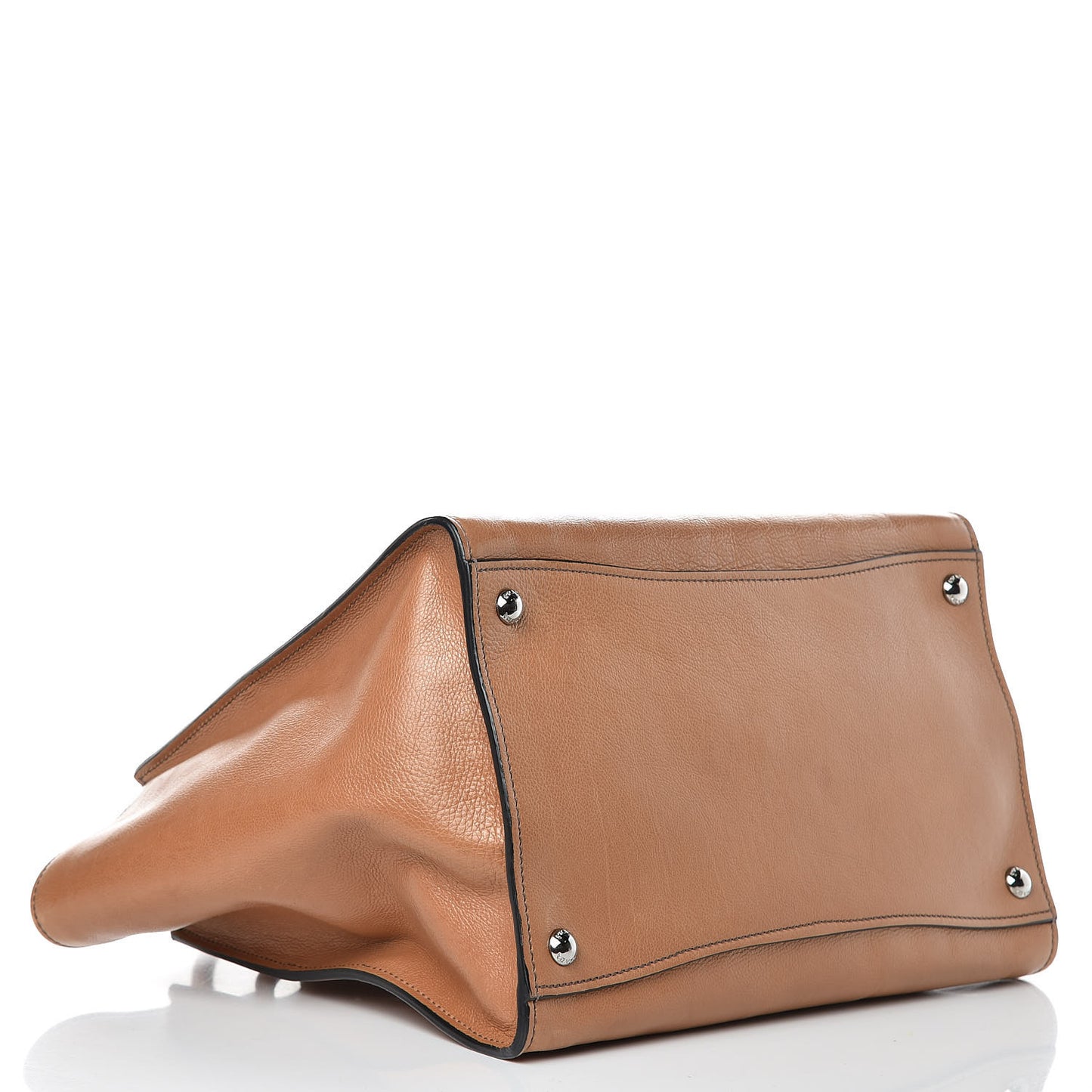 Glace Calf Twin Pocket Tote Naturale