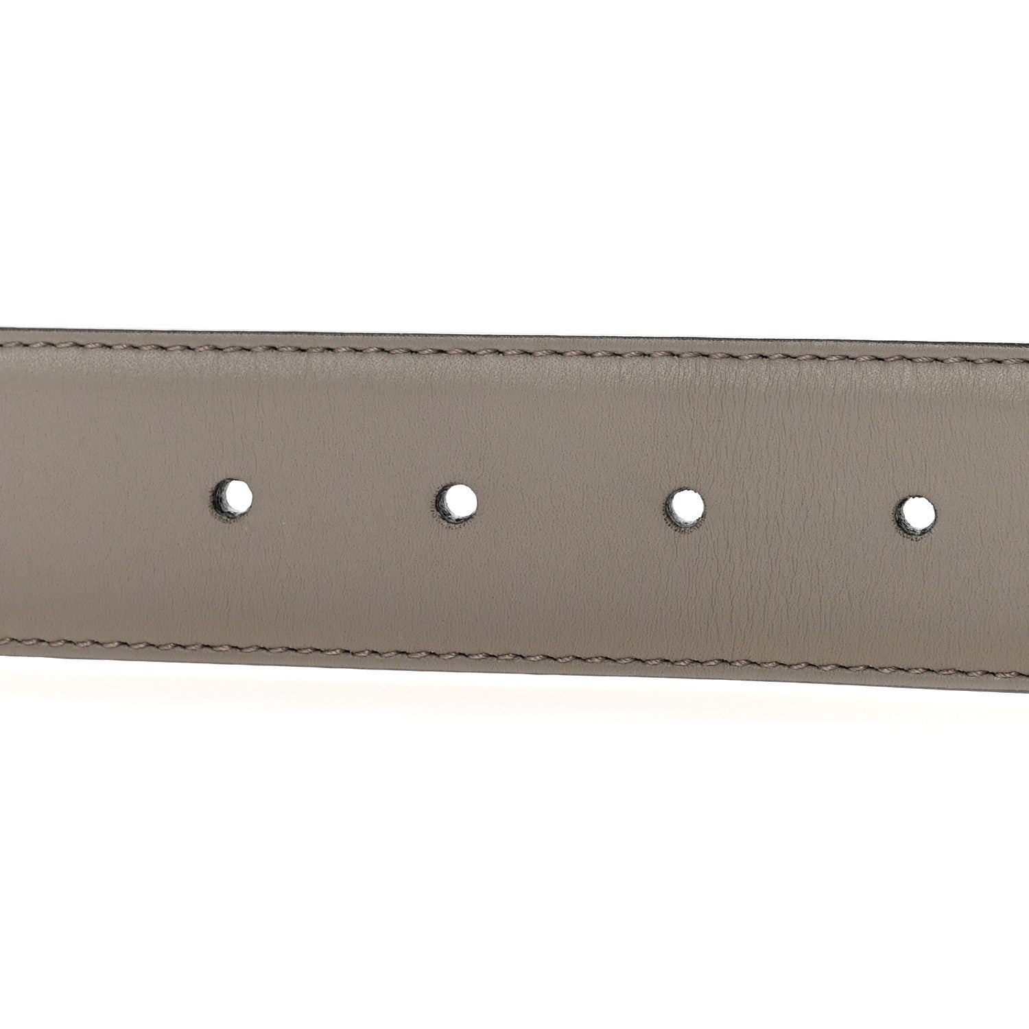Gucci Moon Calfskin Interlocking G 37mm Belt 80 32 Storm Grey 3 of 5