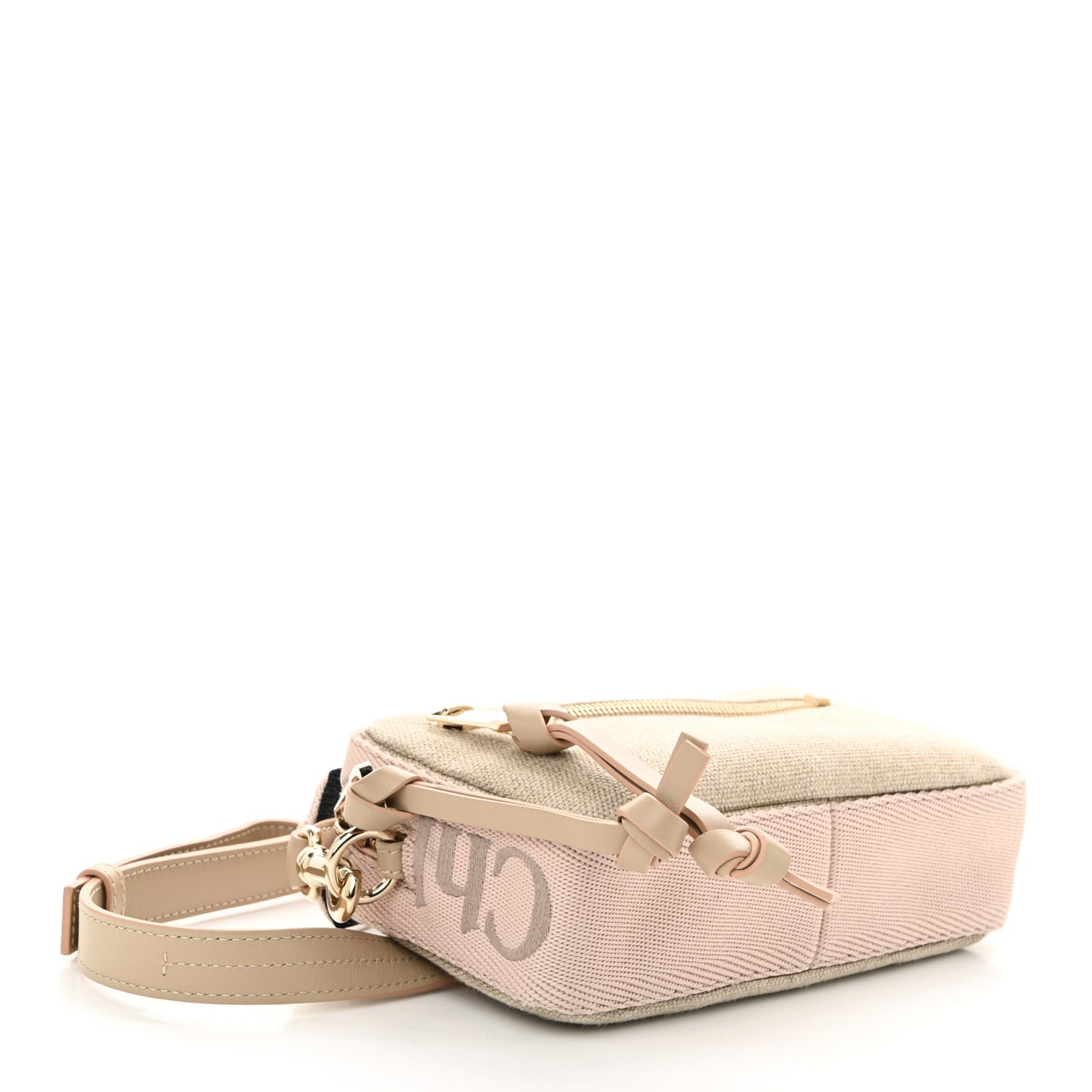 Linen Woody Belt Bag Blush Beige