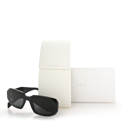 Prada Acetate Symbole Sunglasses SPR 17W Black 8 of 8