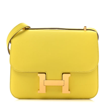 Hermes Swift Constance 18 Lime 1 of 10