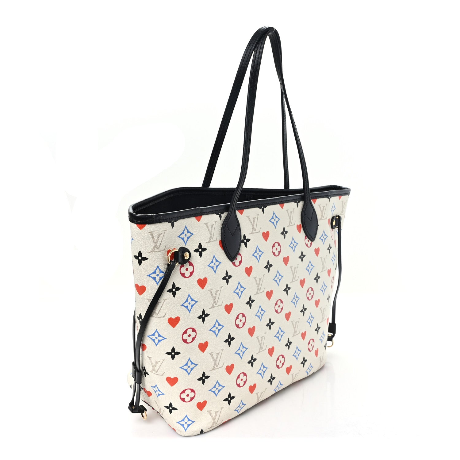 Louis Vuitton Game On Neverfull MM   White 3 of 11