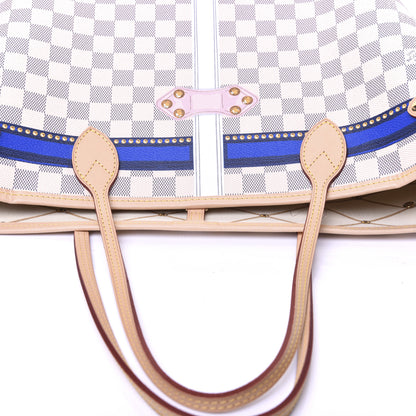 Louis Vuitton Damier Azur Summer Trunks Forte Dei Marmi Neo Neverfull MM 16 of 18