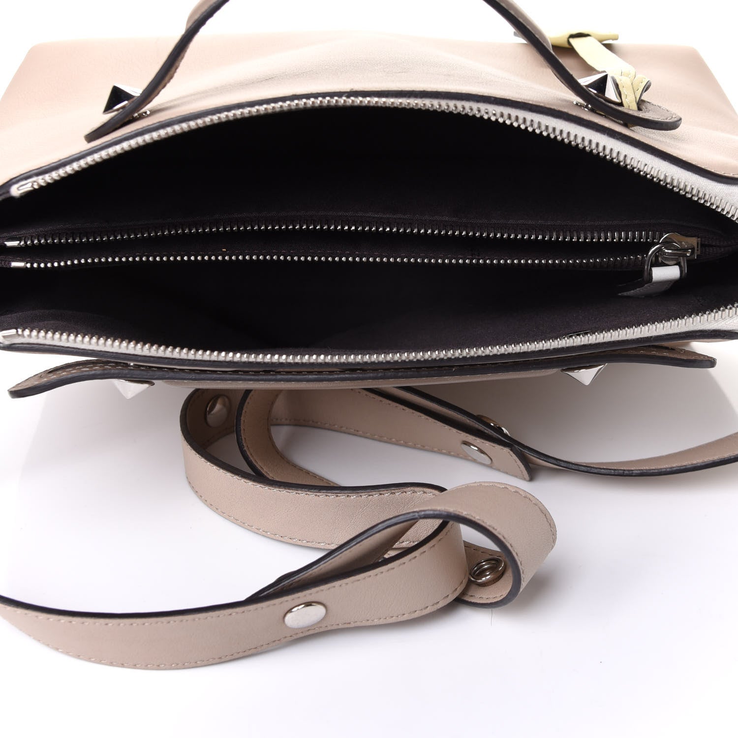 Fendi Vitello Dolce 4 Color Medium By The Way Boston Bag Nuvola Tortora Multicolor 6 of 13