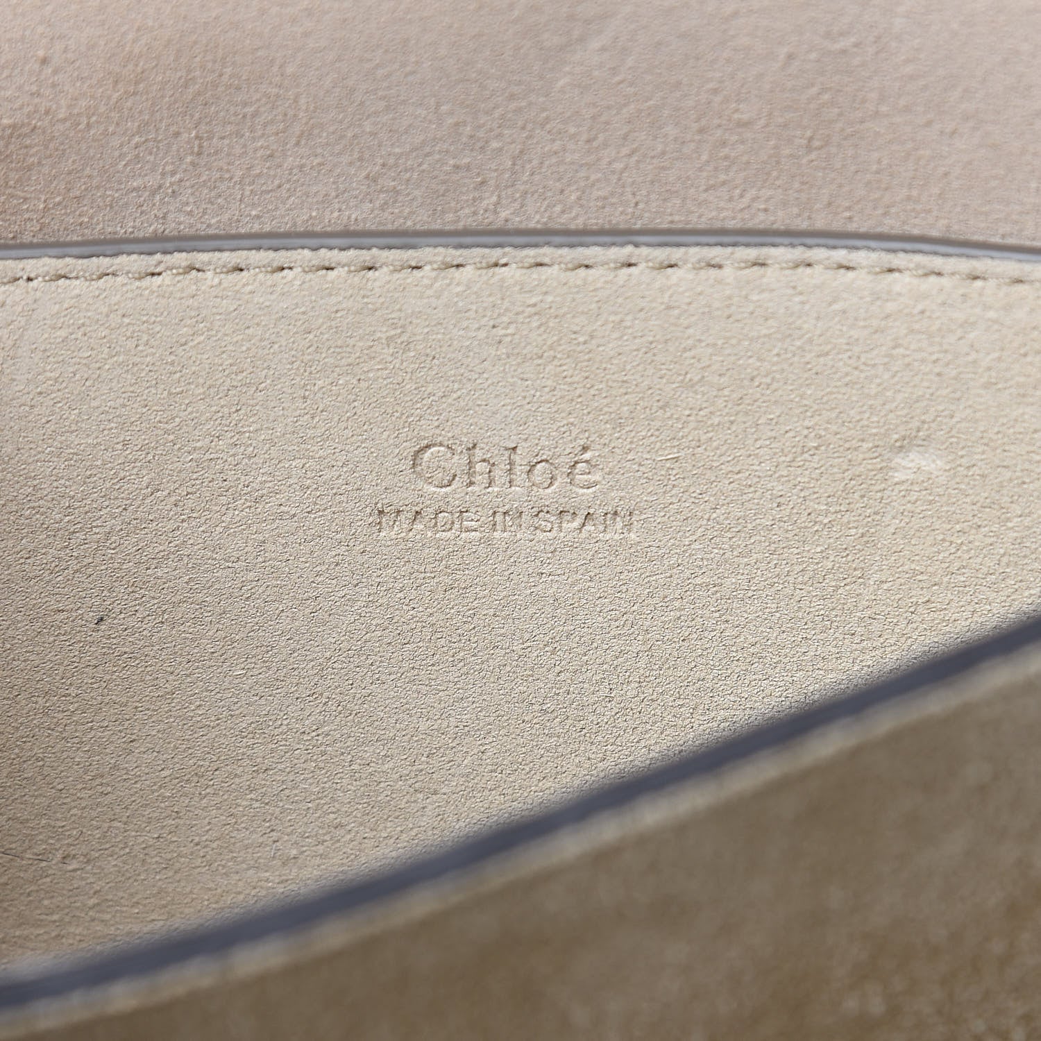Chloe Suede Calfskin Small Faye Shoulder Bag Motty Grey 5 of 9